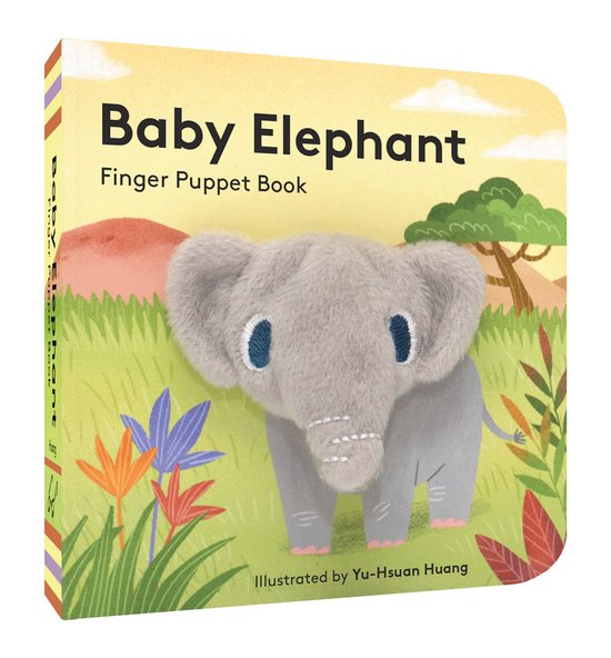 Baby Elephant Finger Puppet Book - cover