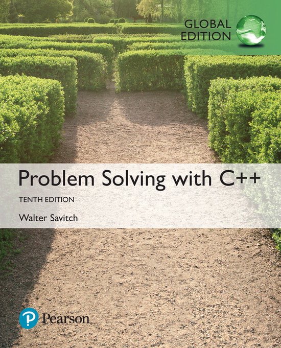 Problem Solving with C++, Global Edition - cover