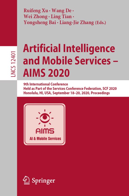 Artificial Intelligence and Mobile Services AIMS 2020 - cover