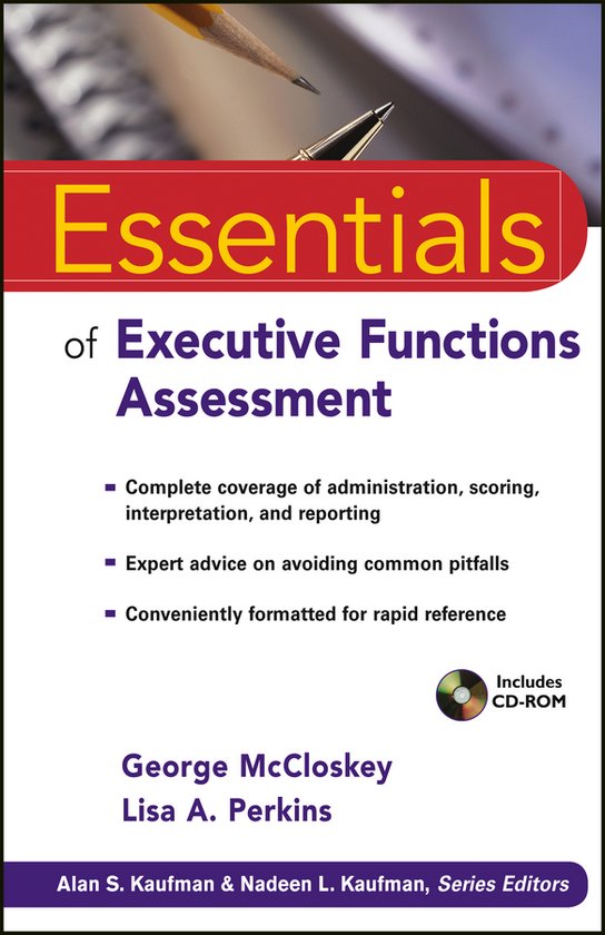 Essentials Of Executive Functions Assessment - cover
