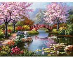 VDTOYS® DIAMOND PAINTING volwassenen - VDTB155 - vierkante steentjes - full - groot formaat - nieuwe tekeningen - 55 op 45 cm (canvas) - 50 op 40 (foto)