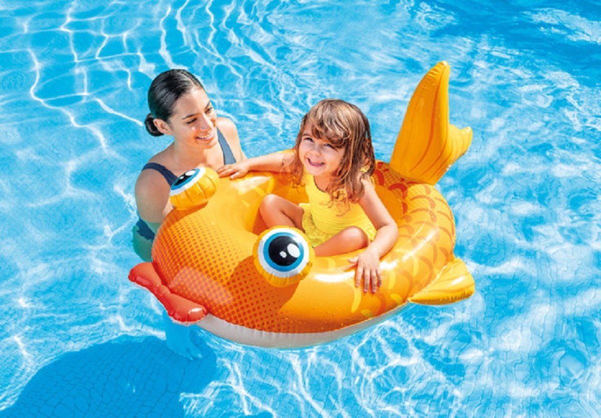 Intex - Bootje Opblaasboot Baby Float Vakantie Waterpret Zwemband - Waterspeelgoed Zwembad - Zomer Kind 3-6 jaar - Intex