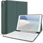 Mobiq - Étui pour iPad 10,2 pouces (2021/2020/2019) avec clavier | Vert