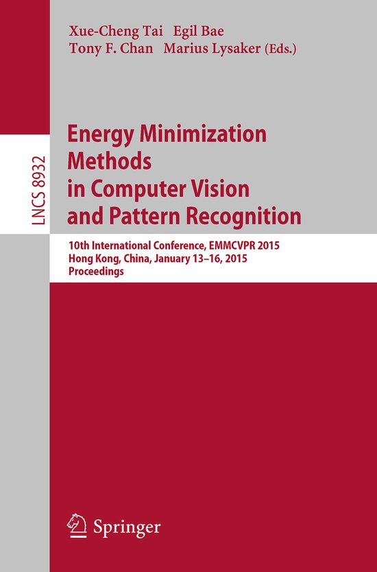 Energy Minimization Methods in Computer Vision and Pattern R ... - cover