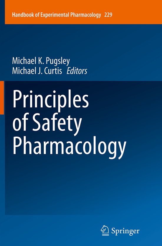 Principles of Safety Pharmacology - cover