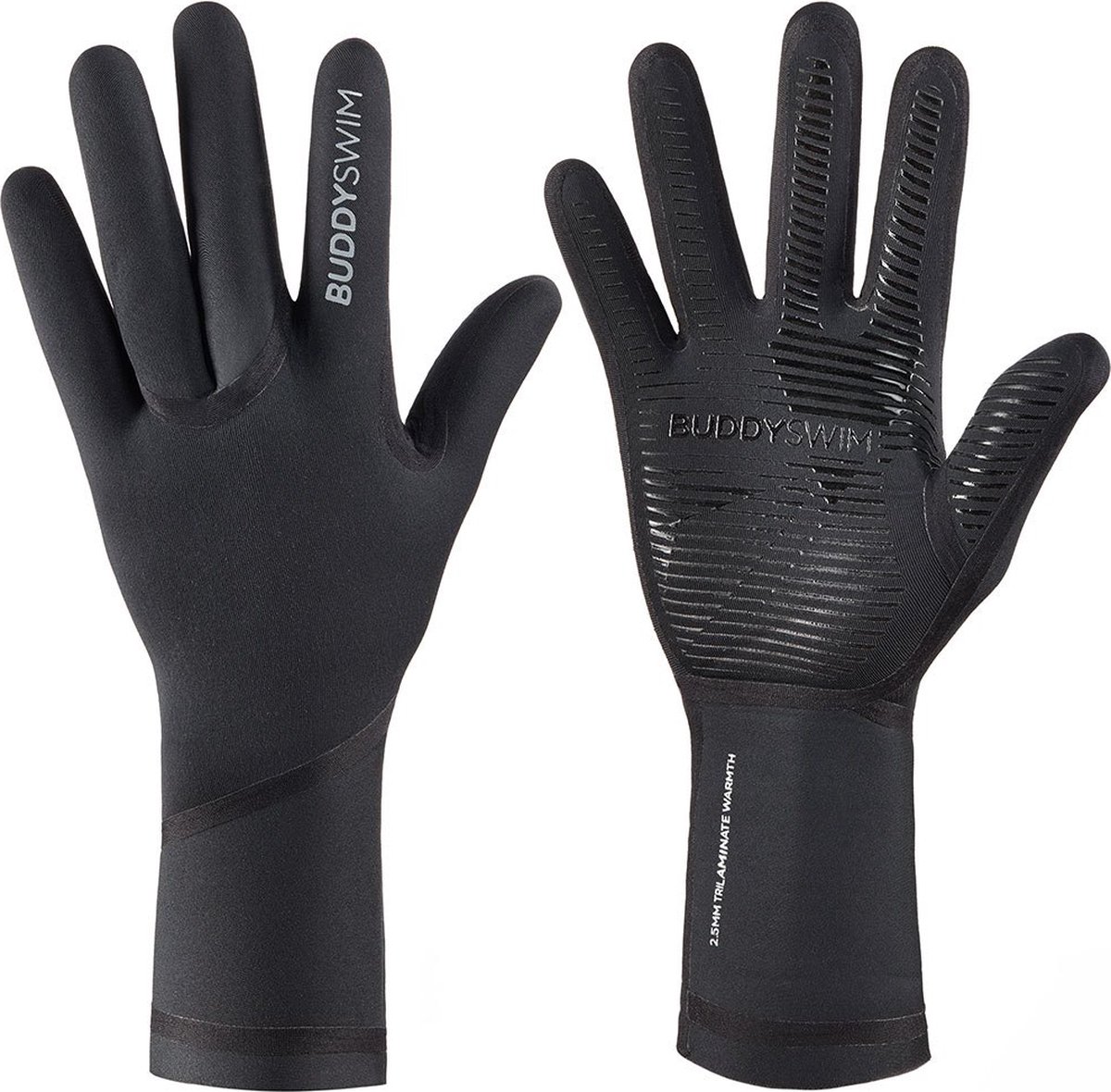 Buddyswim Trilaminate Warmth 2.5 Mm Neopreen Handschoenen Zwart S