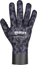 Mares Pure Passion Speervissen Handschoenen Polygon 2/3.5/5 Mm Zwart M