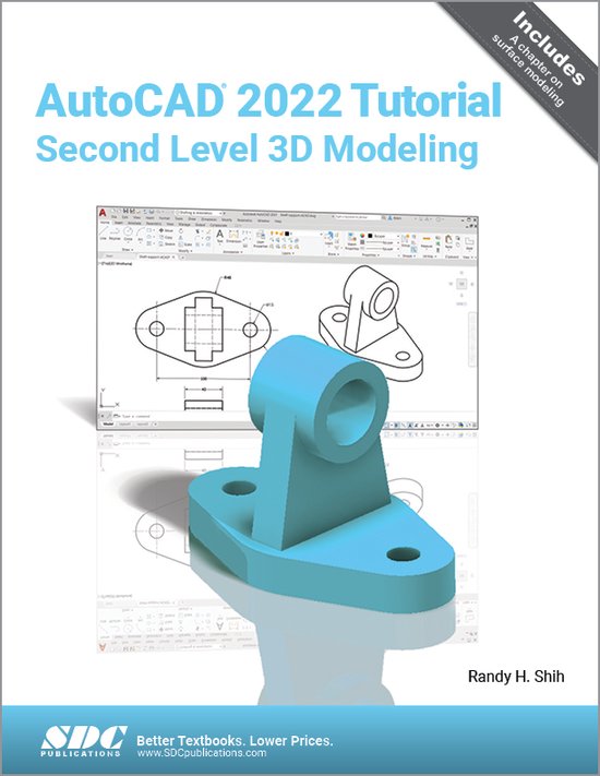 AutoCAD 2022 Tutorial Second Level 3D Modeling - cover