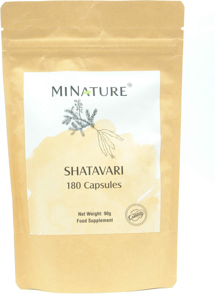 Goedkoopste Shatavari Capsules 180 stuks - 450mg Shatavari Poeder per Vega Capsule - Asparagus Racemosus - 100 Plantaardig