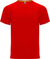 Rood sportshirt unisex 'Monaco' merk Roly maat XL