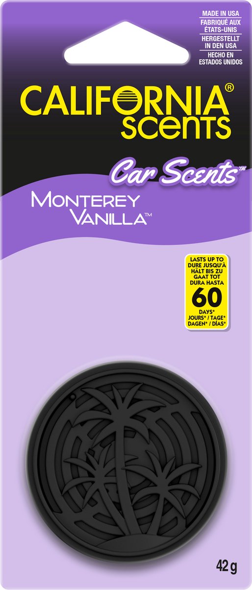 California Scents Luchtverfrisser Monterey Vanilla