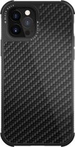 Black Rock Robust Real Carbon Cover for Apple iPhone 12/12 Pro Black