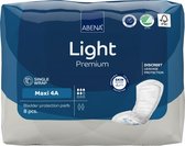 ABENA Light Premium Maxi - 8x Incontinentie Verband Dames en Heren - Inlegverband voor Licht tot Matig Urineverlies - 16x42cm / 1000ml