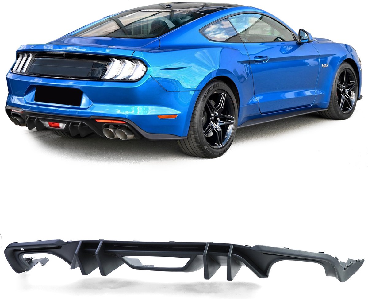 Voiture Becquets Avant pour Ford Mustang GT 2018-2022, Becquet De Lèvre De  Pare-Chocs Avant Kit de Séparateur Diffuseur, Voiture Accessoires,Carbon
