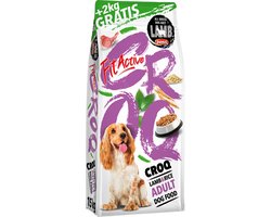 Fit Active CROQ Lamb & Rice - Hondenvoer voor volwassen honden – Geschikt voor alle middelgrote tot grote rassen - Lam & rijst smaak – 15kg + 2kg