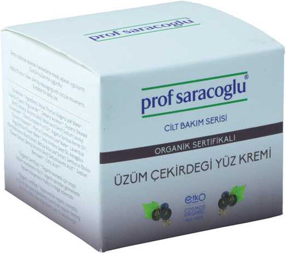 Prof Saracoglu - Dag Creme met Druivenpitolie 50ml