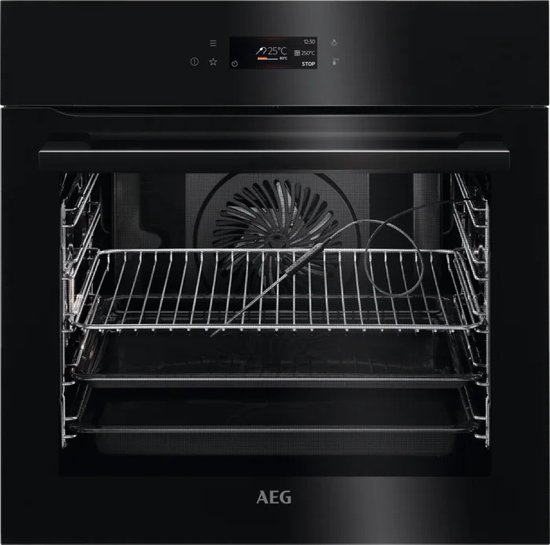 Foto: Ferre xe61cs inbouw conventioneel oven 60 cm 2325w zwart glas