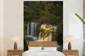 Behang - Fotobehang Waterval in Cradle Mountain - Breedte 160 cm x hoogte 240 cm