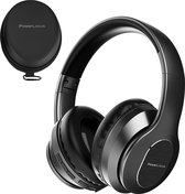 PowerLocus Draadloze Active Noise Cancelling Over-Ear Koptelefoon - Bluetooth Hoofdtelefoon - Met microfoon - Zwart