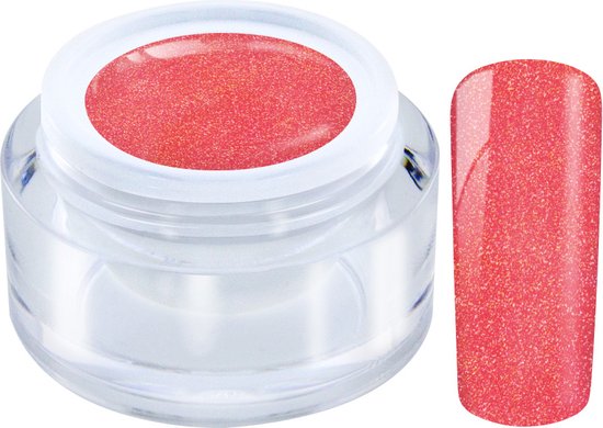 Callance – Salon Color Gel G058 Gold Glitter Red - gouden glitters rode ...