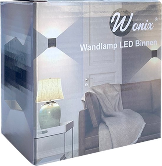 LED buiten wandlamp CMD 9070, 17 cm, antraciet, IP54, omhoog/omlaag