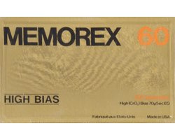 Memorex 60 High Bias Cassette