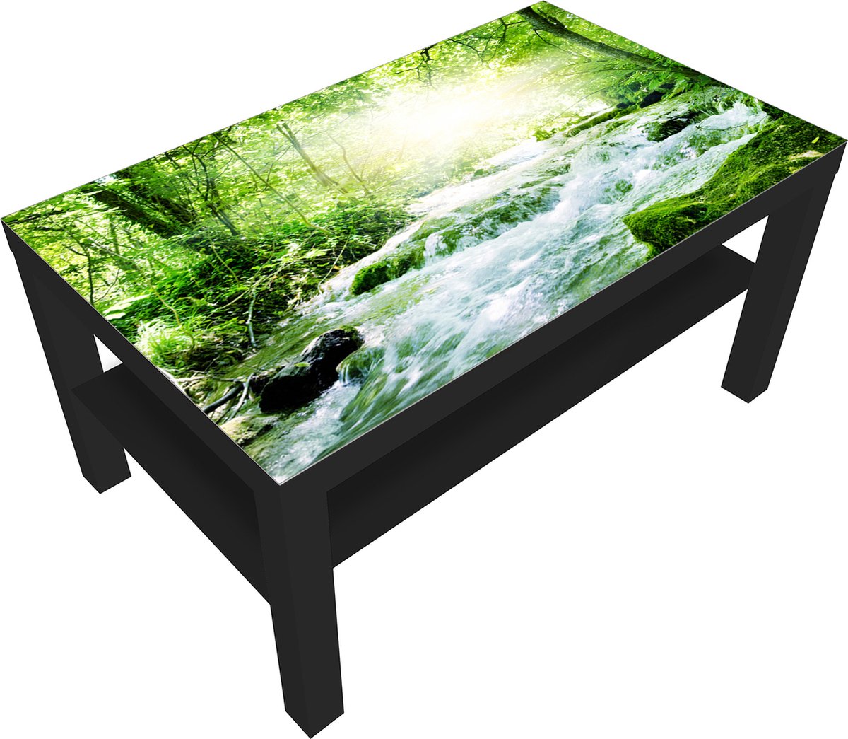 IKEA LACK Table basse Plateau en Verres 90x55cm Table d'appoint