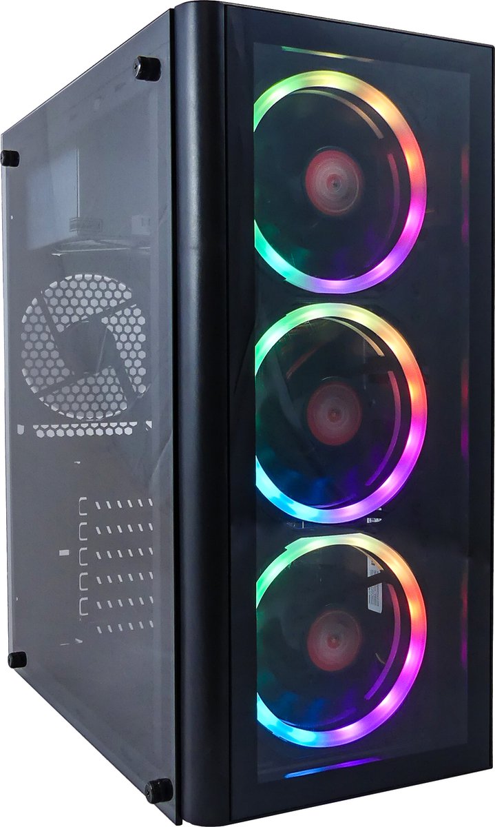 Ryzen 5 Budget Game PC Set 24" Monitor Toetsenbord Muis 16GB RAM 2TB SSD Radeon Vega 11 Win11 Pro - Afbeelding 4