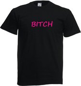 Grappig T-shirt - Bitch - maat M