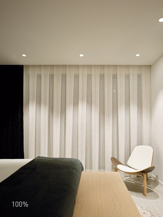 LCB - LED inbouwspot zwart dimbaar - 5W vervangt 50W - Dim to Warm 1800K-2800K