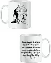 Bedrukte beker Boedha - Buddha - Mug -Verjaardg geschenk -Mok - Gepersonaliseerd Cadeau
