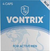 Vontrix Blue 450 mg - Erectiepillen - Stimuleert de Erectie - 4 capsules - Natuurlijk product