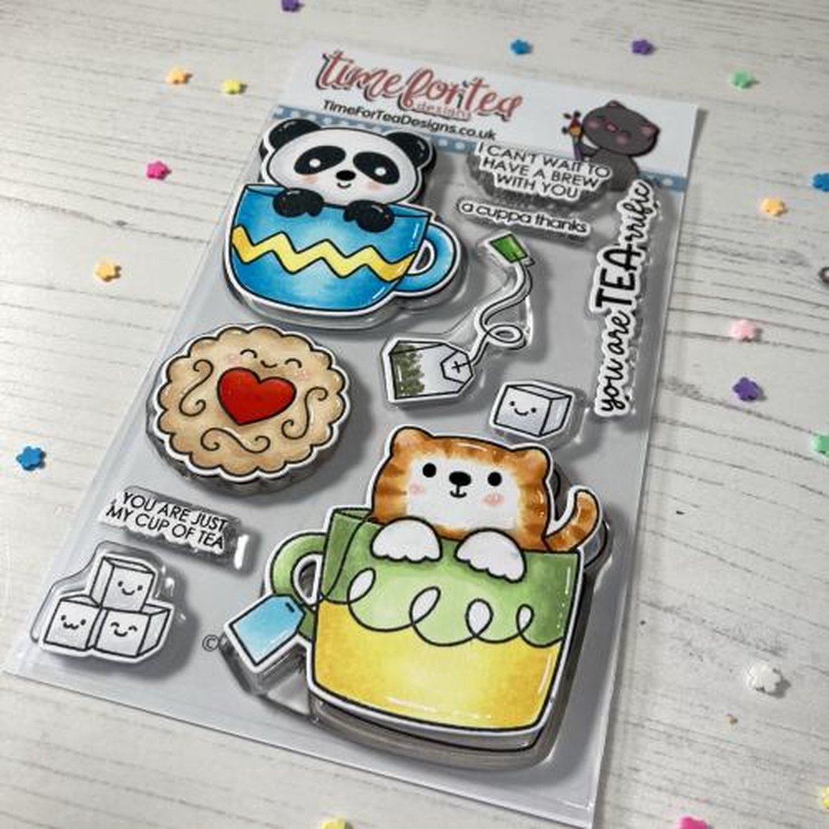 Tearrific Pals Clear Stamps (T4T/649/Tea/Cle) (DISCONTINUED)