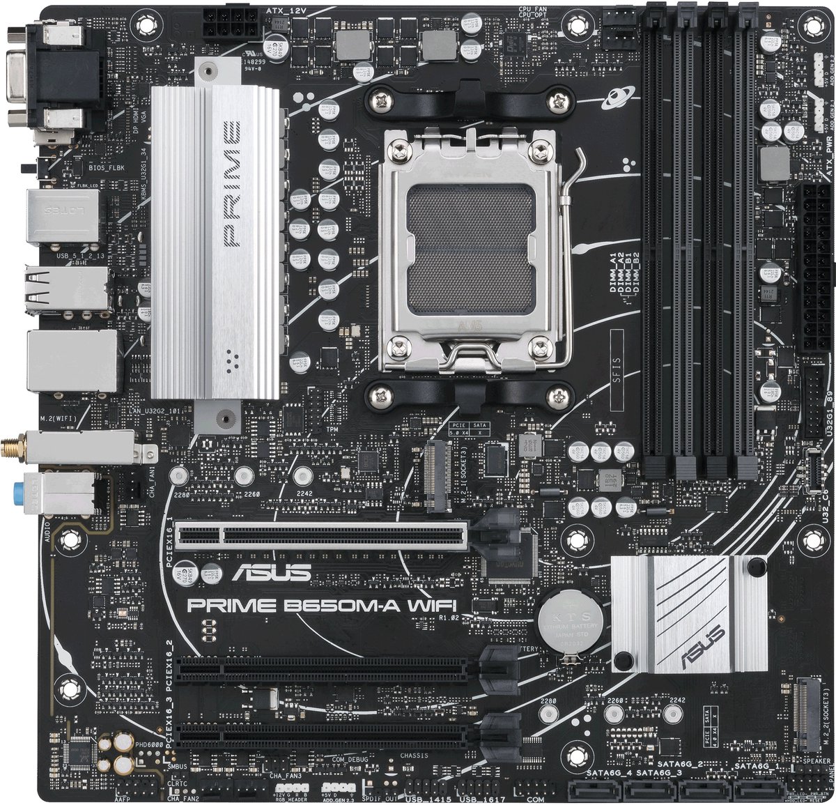 ASUS PRIME B650M-A WIFI AMD B650 Socket AM5 micro ATX