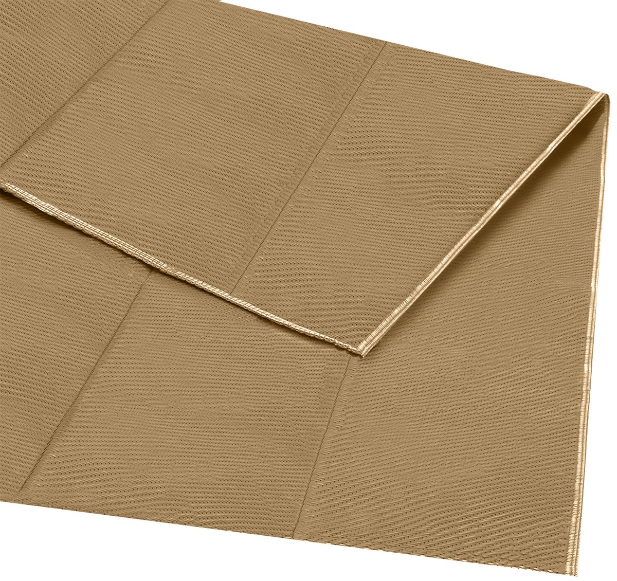 LifeGoods Buitenkleed - 120x180CM - Vloerkleed - Tuintapijt - Incl. Draagtas - Beige