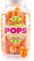 Handmade Pops - Orange Citron - 70 sucettes - sucette - bonbon