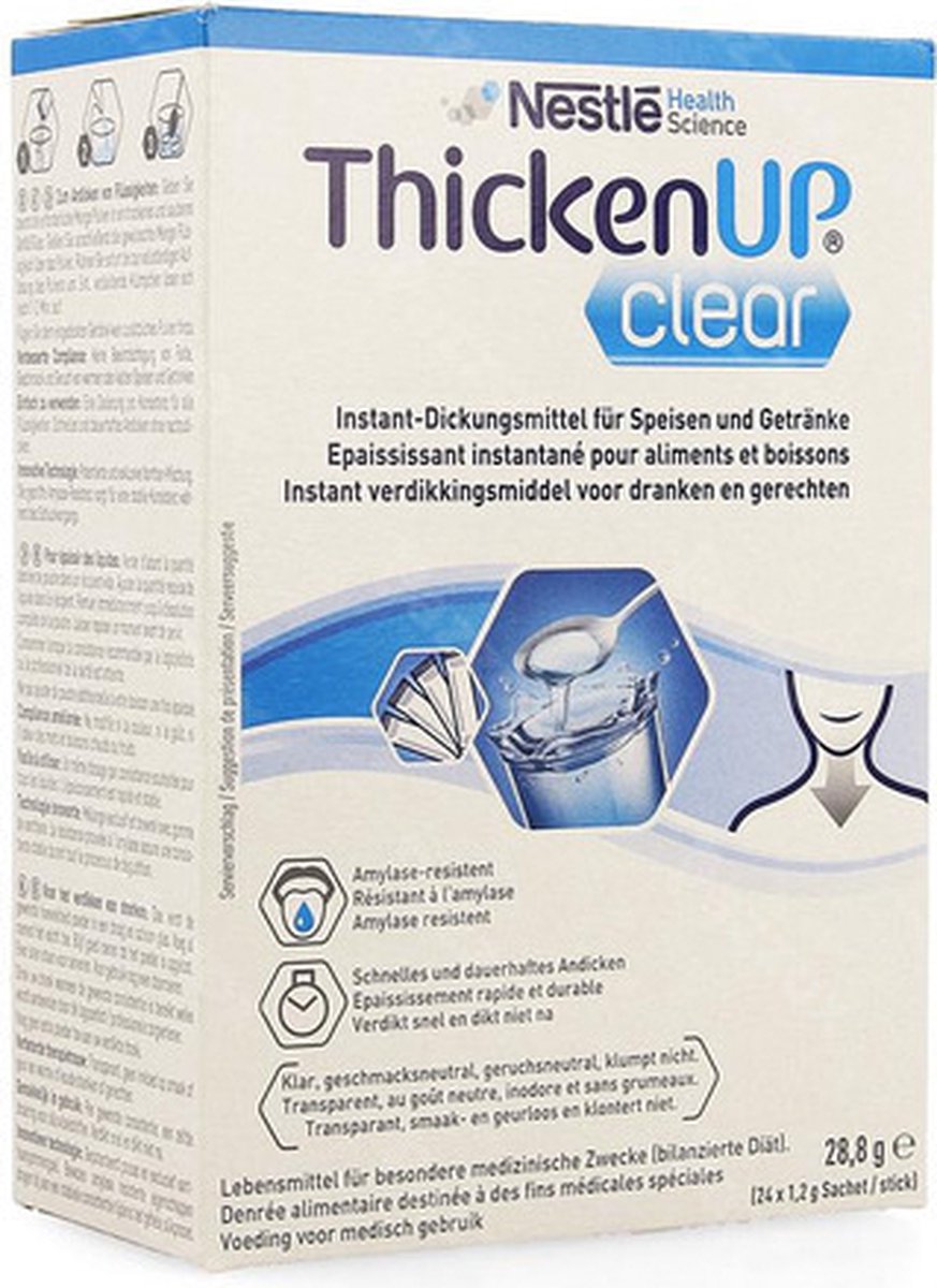 Goedkoopste Resource Thicken up clear stick 24 x 1.2 gram 28.8 Gram