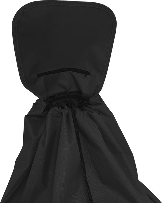 Dreamble® - Opvouwbare Boodschappentrolley - 46 Liter - Extra Stabiel dankzij 5 Bevestigingspunten - Zwart