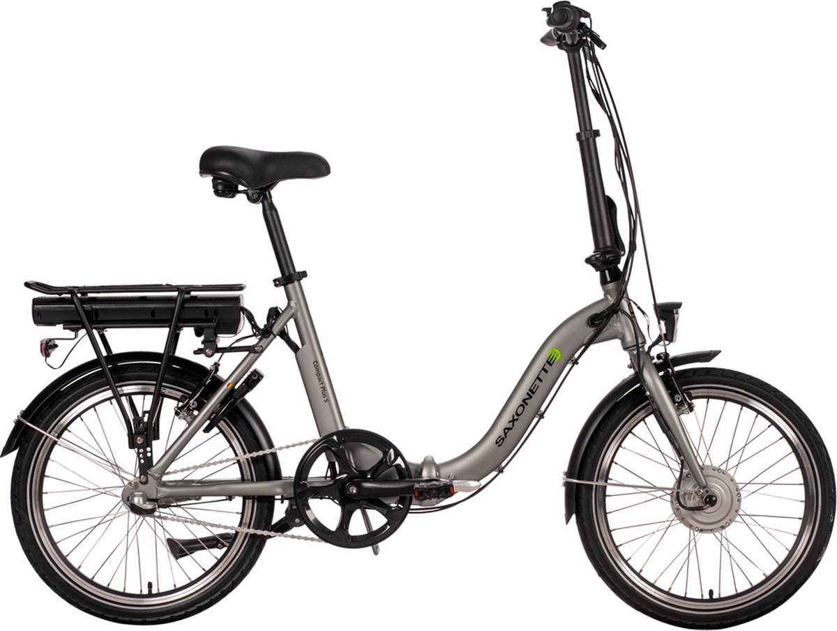 Elektrische vouwfiets, Compact Plus S, voorwielmotor, Nxs 3, matzilver