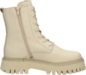 Bronx Groov-y Veterschoenen Hoog - beige - Maat 40