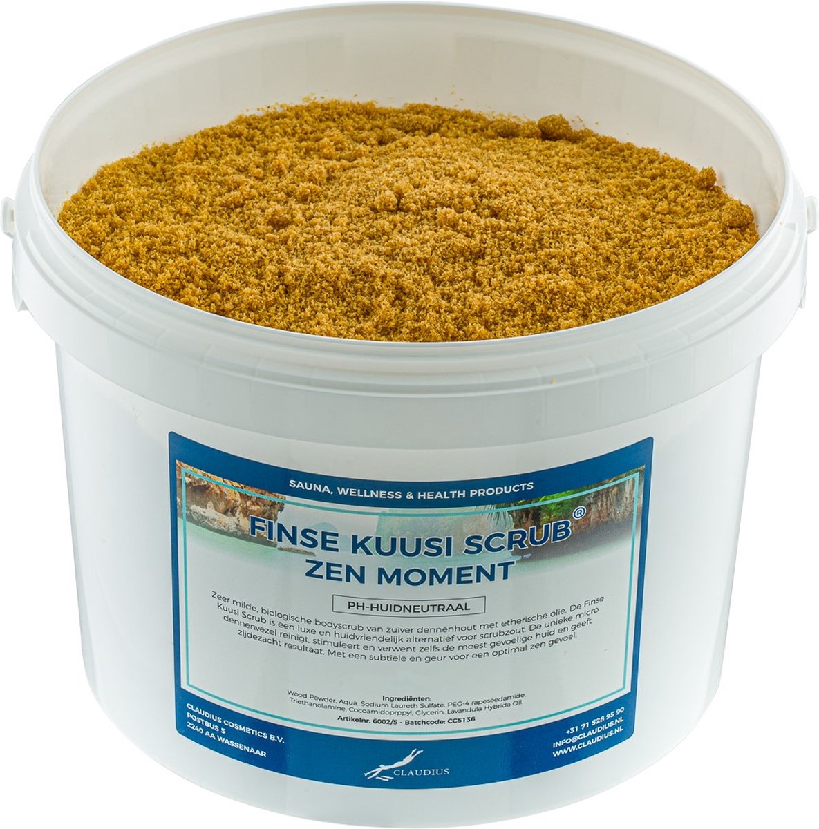 Goedkoopste Kuusi Scrub Zen Moment 1 liter - Hydraterende Lichaamsscrub