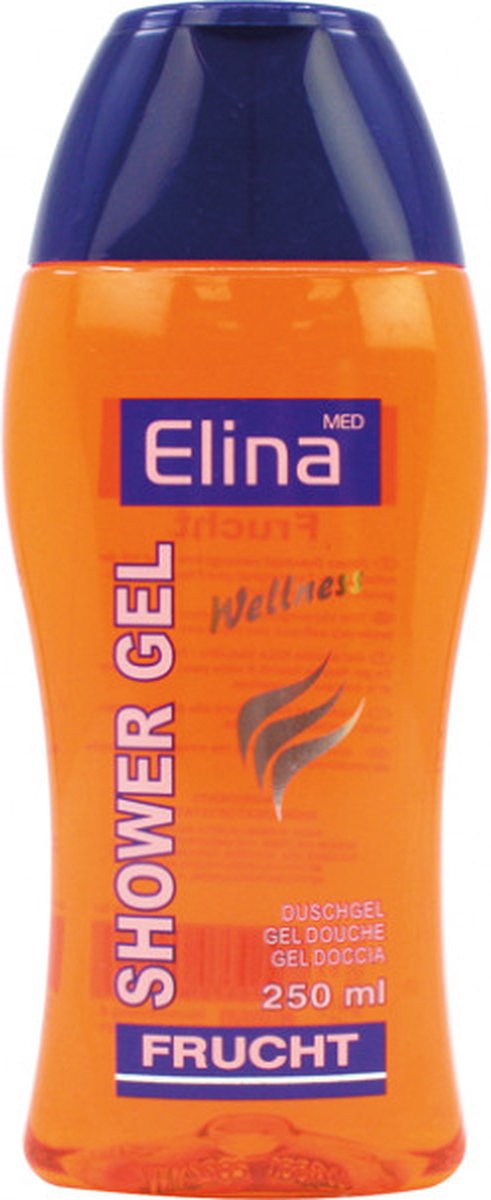 Shower Gel Elina Wellness 250ml fruit 3stuk