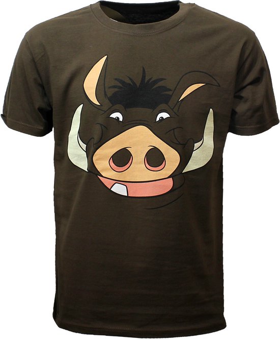 Disney The Lion King Pumbaa T-Shirt Bruin