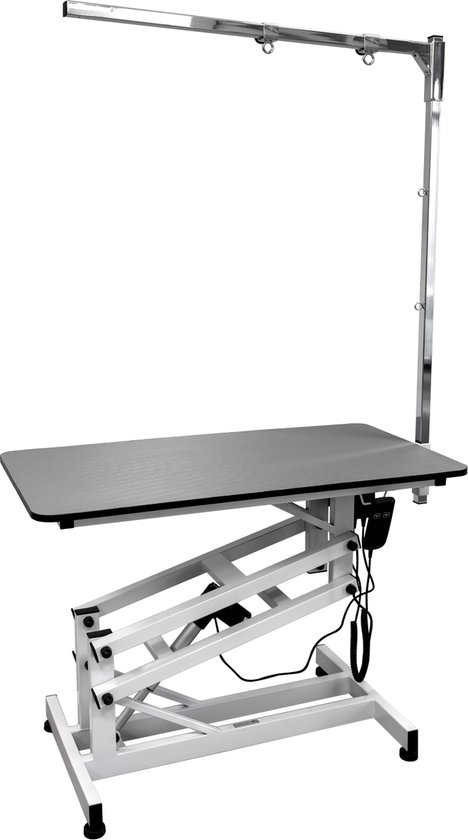 Groom X - Elektrische Trimtafel - Grijs - 110x60x47,5cm - Professionele Trimtafel