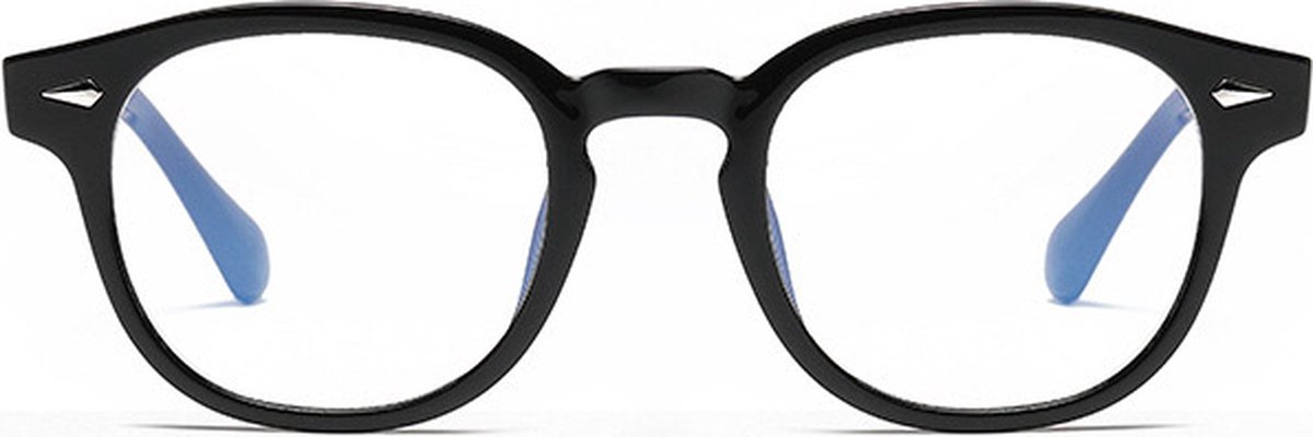 Computerbril - Beeldschermbril - Anti Blauwlicht Bril - Retro Model 2023 - Zwart