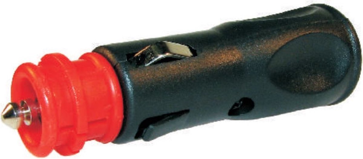 CONNECTOR MAN SIGARETTEN AANSTEKER 1 PINS GEZEKERD (1ST).