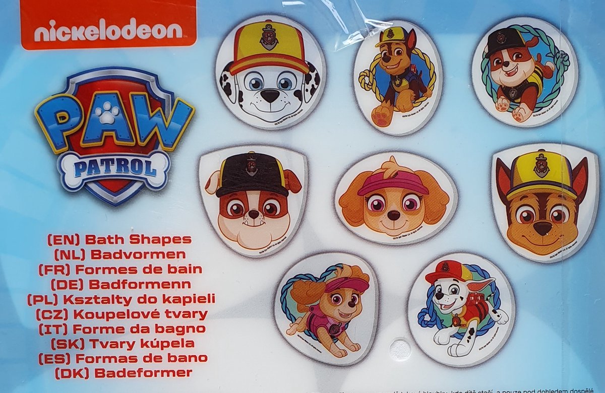 Paw Patrol Badspeeltjes Badvormen Paw Patrol Badspeelgoed bol