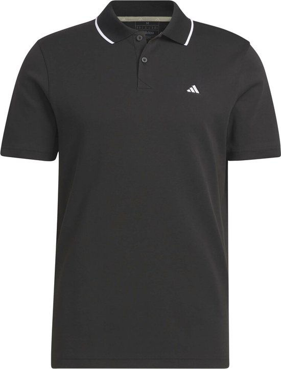 Polo de golf Homme Adidas Go-To Pique Zwart Taille M