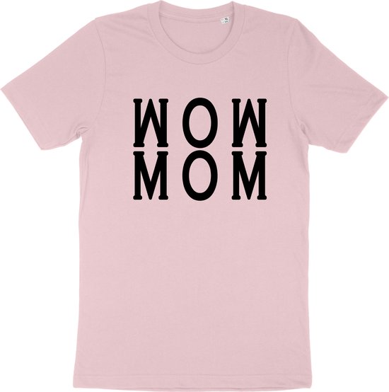 Dames T Shirt - Moeder is Geweldig - Roze - Maat L
