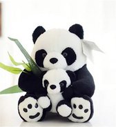 Leuke knuffel panda met baby 24 cm - superleuk en supermooi